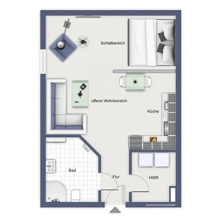 Apartman Strandstrasse 43 30